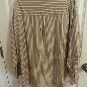 Striped button down shirt